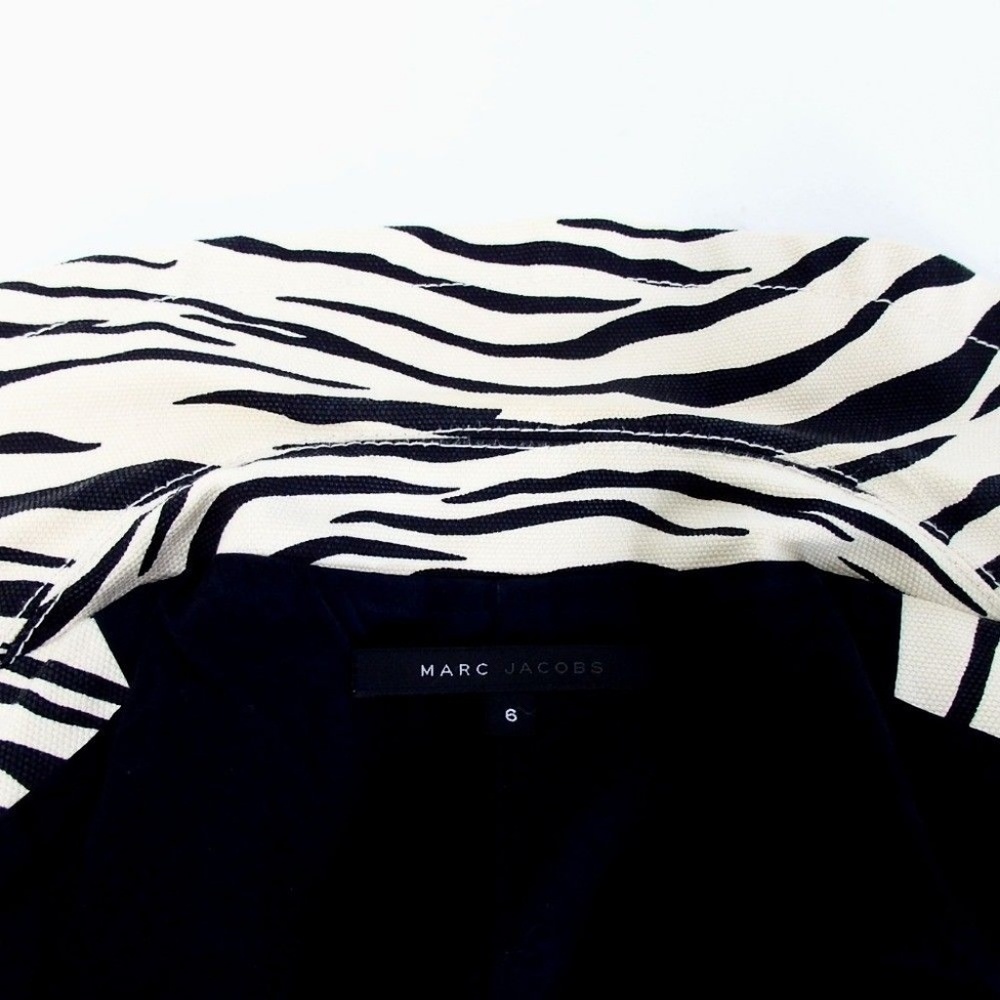 Vintage MARC JACOBS Zebra snap button trench coat - Picture 5 of 8